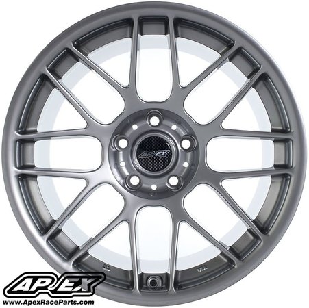 APEX Wheels APEX ARC-8 17x10.5" ET27 Hyper Black Concave Wheel 18.95lbs - (NO LONGER AVAILABLE) ARC817105ET27HBK