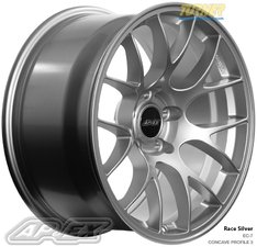 APEX EC-7 18x9.5" ET22 Wheel - Profile 3 - Race Silver
