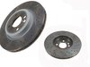Original Equipment Supplier Cross-Drilled & Slotted Brake Rotors - Front - MINI Cooper S R56 34116777826 View 1