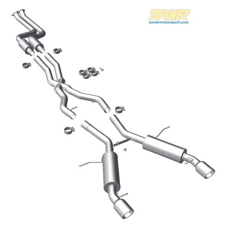 Magnaflow Magnaflow 2012 BMW 335I L6 3.0L; Turbocharged; Coupe; Excl. Convertible Dual Split Rear Exit 16388-M
