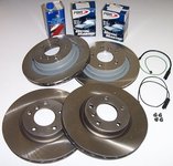 Packaged by Turner Complete Front & Rear Brake Package - E82 135i TMS14344