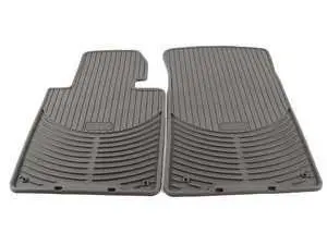 Genuine BMW Front All Weather Rubber Floor Mat Set - Gray - (NO LONGER AVAILABLE)