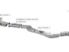 Supersprint E90 325i/328i/330i Supersprint Section 1 Connecting Pipes to Section 2 789022 View 4