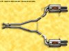Supersprint E63 M6 Supersprint Section 2 X-Pipe (Resonator Delete) 789313 View 2