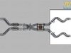 Supersprint E90 M3 Sedan Supersprint Race Mufflers With OEM Connecting Pipes 045336-045306 View 2