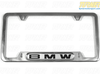 Genuine BMW Genuine BMW License Plate Frame - Chrome/Silver Polished 82120010395 View 5