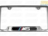 Genuine BMW M5 License Plate Frame Silver Polished - (NO LONGER AVAILABLE) 82120149104 View 6