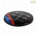 Genuine BMW 5-speed Dogleg M Technic Gearshift Emblem (Round) E23 E24 E28 E30 25111220955 View 6