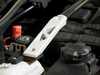 ECS Flat Oval Carbon Fiber Strut Brace With Silver End Plates - E9X 325/328/330 E9X5251413T-SKT View 4
