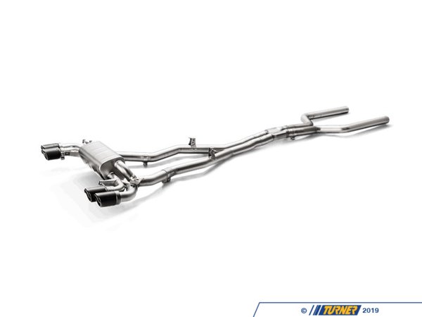 Akrapovic Akrapovic Evolution Line Titanium Cat Back Exhaust System w/ Carbon Fiber Tips - F90 M5 s-bm/t/2hKT
