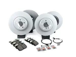 Rotor And Pad Replacement Package - Front And Rear - F30/31/34 335 340, F32/33/36 435 440 (w/ M Sport Brakes)