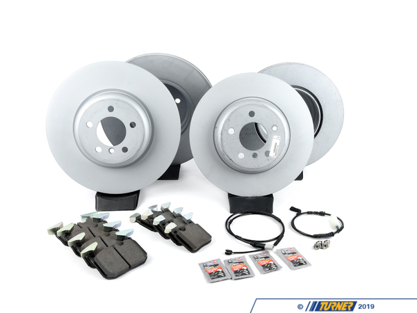 Packaged by Turner Rotor And Pad Replacement Package - Front And Rear - F30/31/34 335 340, F32/33/36 435 440 (w/ M Sport Brakes) F3X3RPRPKT