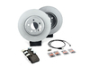 Packaged by Turner Rotor And Pad Replacement Package - Rear - F30/31/34 335 340, F32/33/36 435 440 (w/ M Sport Brakes) F3X3rprpKT3 View 1