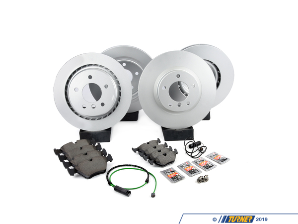 Packaged by Turner Rotor And Pad Replacement Package - Front And Rear - E36 M3, Z3 M E36M3RPRPKT