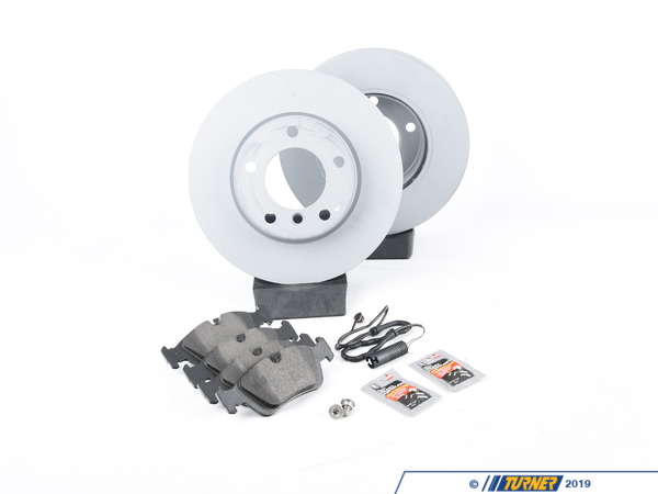 Packaged by Turner Rotor And Pad Replacement Package - Front - E36 318i/ic/is/ti 323is/ic 325i/is/ic 328i/is/ic E36RPRPKT2