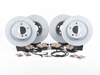 Packaged by Turner Rotor And Pad Replacement Package - Front And Rear - E9X 325 328 (up To 09/2007) e9xprerprpKT View 1