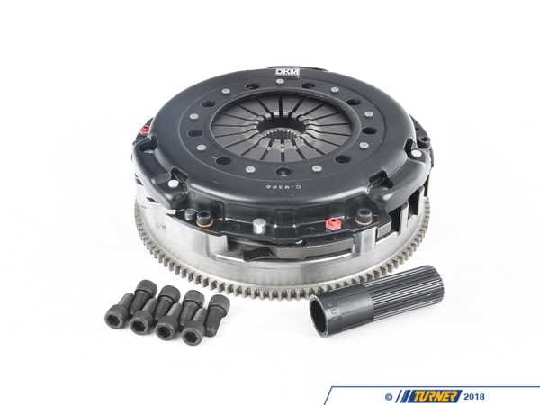 DKM DKM Stage 3 Performance Twin Disc Clutch Kit w/ 8-Bolt Single Mass Flywheel - E60 E82/88 E9X N54 (up to 01/2009) MS-006-075