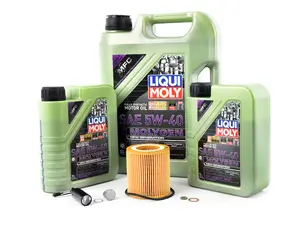 Liqui Moly MolyGen 5W-40 Oil Change Kit / Inspection I w/ UV Flashlight