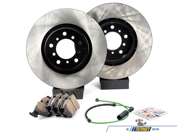Packaged by Turner Rotor And Pad Replacement Package - Front - E46 M3 (Non-Competition Package) e46m3rprpKT2