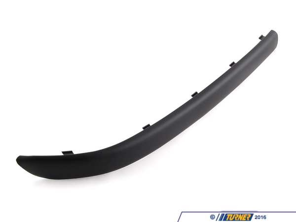 Genuine BMW Bumper Impact Strip - Right Front - E46 323i, 325i, 328i, 330i 51118195290