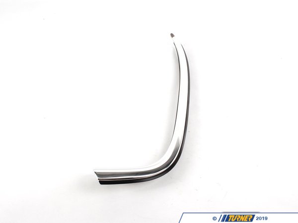Genuine BMW Rain Gutter Trim - Chrome - Left Rear - E38 7 series 51138125469