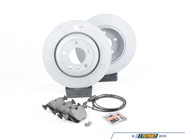 Packaged by Turner Rotor And Pad Replacement Package - Rear - E46 330i/Ci/xi E46330RPRPKT3