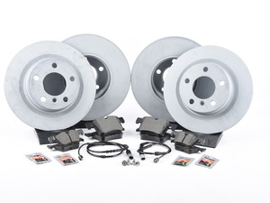 Rotor And Pad Replacement Package - Front And Rear - F22 228 230, F30/32 328 330 428 430 (w/ Standard Brakes)