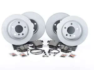Rotor And Pad Replacement Package - Front And Rear - F22 228 230, F30/32 328 330 428 430 (w/ Standard Brakes)