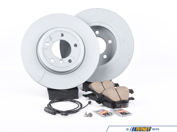 Packaged by Turner Rotor And Pad Replacement Package - Front - E46 330xi e46xrprpKT5