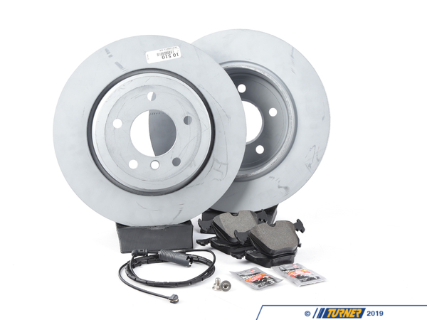 Packaged by Turner Rotor And Pad Replacement Package - Rear - E46 330xi e46xrprpKT6