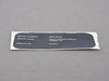 Genuine MINI Genuine MINI Homologation Label - 01292167664 01292167664 View 3
