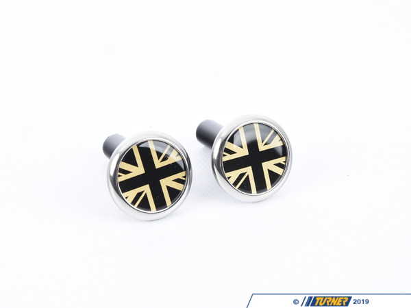Genuine MINI Door Pin Set - Gold Jack - (NO LONGER AVAILABLE) 82292406337