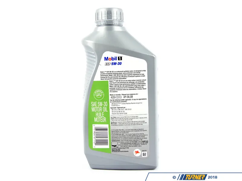 Ulei pentru motor Mobil 1 Esp Formula 5W30 5L EL151060