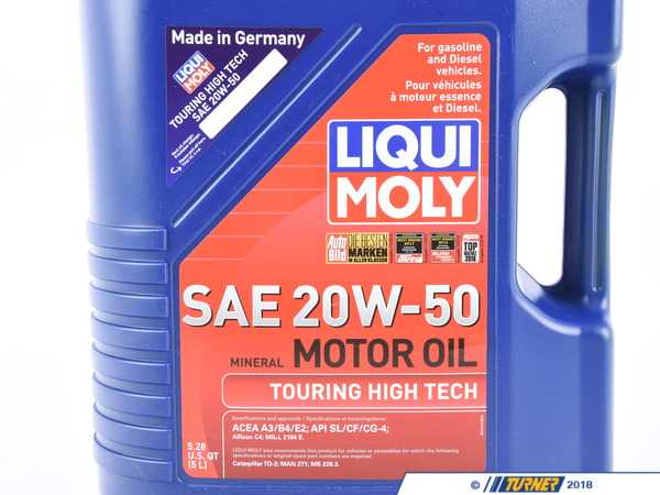 Liqui-Moly Touring High Tech Engine Oil (20W-50) - 5 Liter 20114