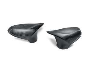 Akrapovic Carbon Fiber Mirror Cap Set - Matte Finish - F8X M3 & M4