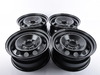 Genuine BMW Black Steel Wheel - Set Of Four 36111095013KT View 2