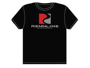 Rennline Black S-Curve T-Shirt - XX-Large