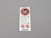 Genuine BMW Genuine BMW Instruction Notice, Passenger'S Airbag - Zh - 71239359015 71239359015 View 1