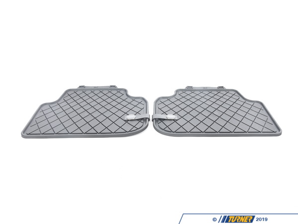 Genuine MINI Genuine Mini Floor Mats, All-weather, Rea - 51472408523 51472408523