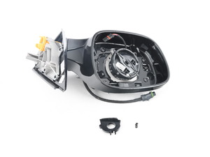 Genuine BMW Outside Mirror W/out Glass H - 51167264125 - Gloss Black
