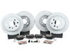 Packaged by Turner Rotor And Pad Replacement Package - Front And Rear - E30 318i/is 325e/es/i/is E30RPRPKT View 1