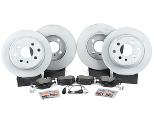 Rotor And Pad Replacement Package - Front And Rear - E30 318i/is 325e/es/i/is