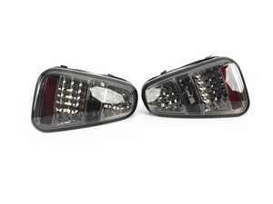 Black Smoked LED Tail Light - Pair LT-MINI06GLED-TM R50 R52 R53