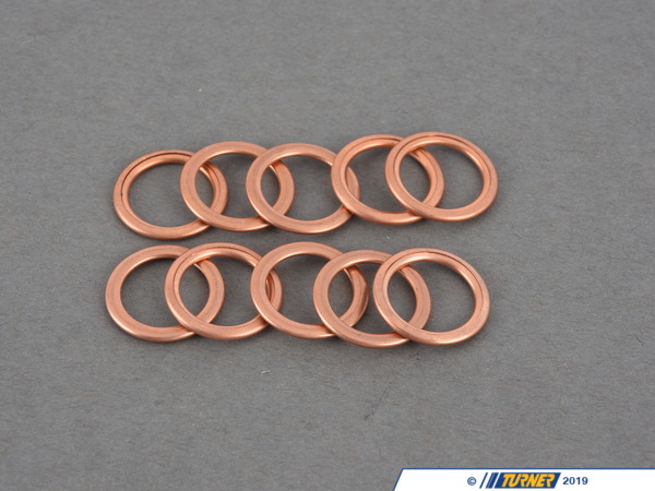 Genuine MINI Oil Drain Plug Washer - Pack Of 10 11137546275KT