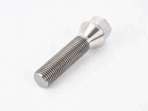 Titanium Conical Seat Wheel Bolt - 14x1.5x50mm - Priced Each