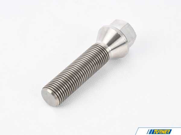 ECS Titanium Conical Seat Wheel Bolt - 14x1.5x50mm - Priced Each 025384ECS03-05