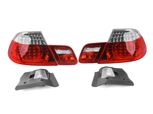 BMW E46 Convertible Clear Face Lift Tail Let Set 