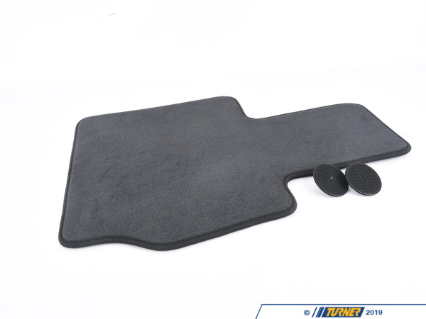 Genuine BMW Floor Mat Velours Driver Side - Black - F25, F26 51477449447