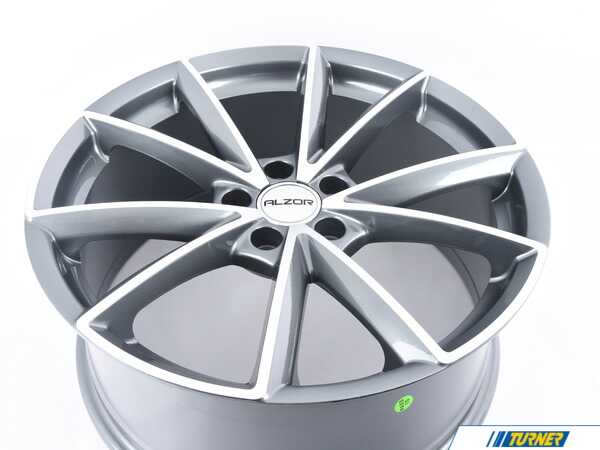 Alzor 19" Alzor Style 654 "Ready-To-Roll" Wheel & Tire Package for B8/B8.5 A4 - w/ Advanta HPZ-02 Tires 654-3AV25535BA84