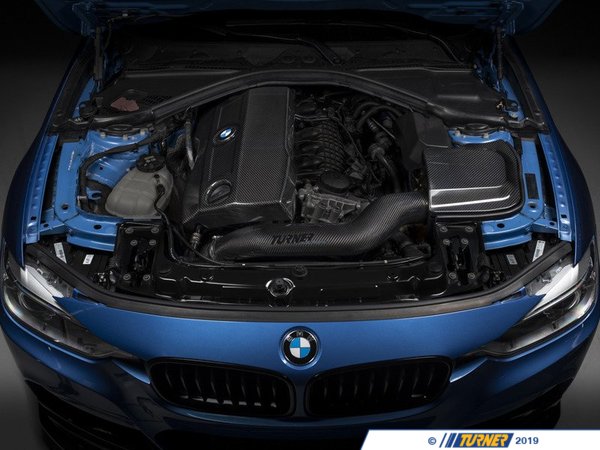 Turner Motorsport F30 F87 N55 Turner Motorsport Carbon Fiber Engine Cover - Gloss 023741tms04